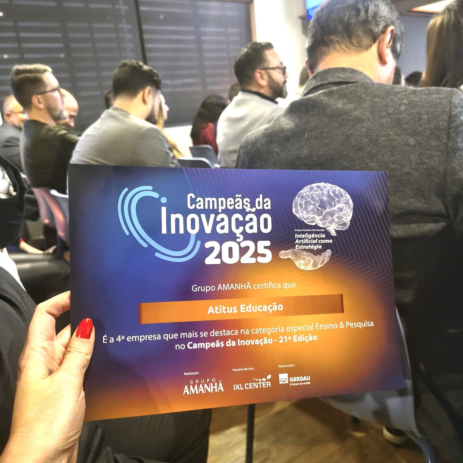 Atitus é Campeã da Inovação pelo quinto ano consecutivo