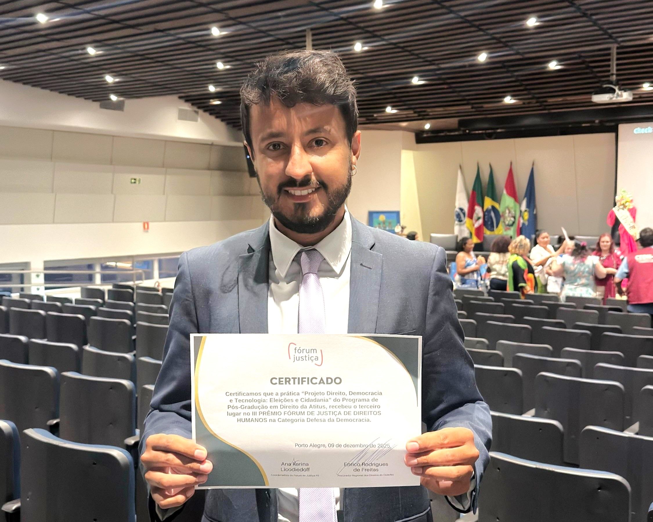 Projeto da Atitus conquista III Prêmio Fórum Justiça de Direitos Humanos do RS