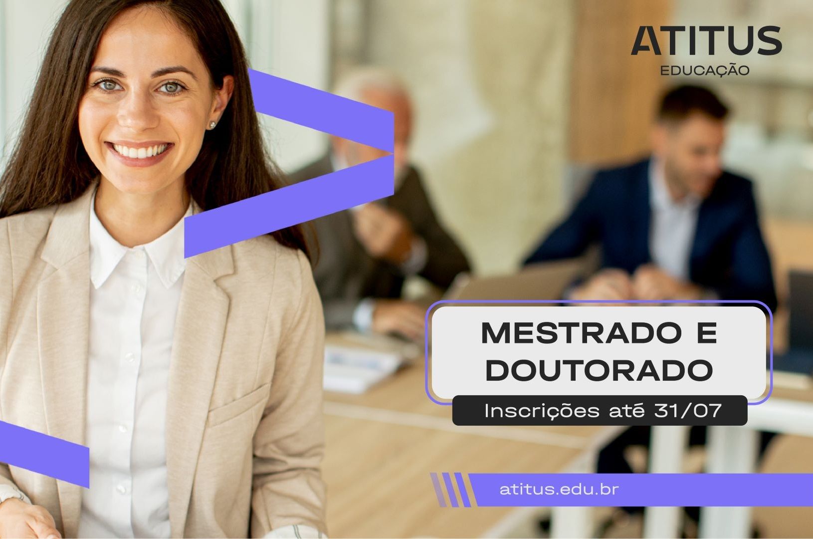 Mestrados e Doutorado da Atitus Educação seguem com inscrições abertas até 31 de julho