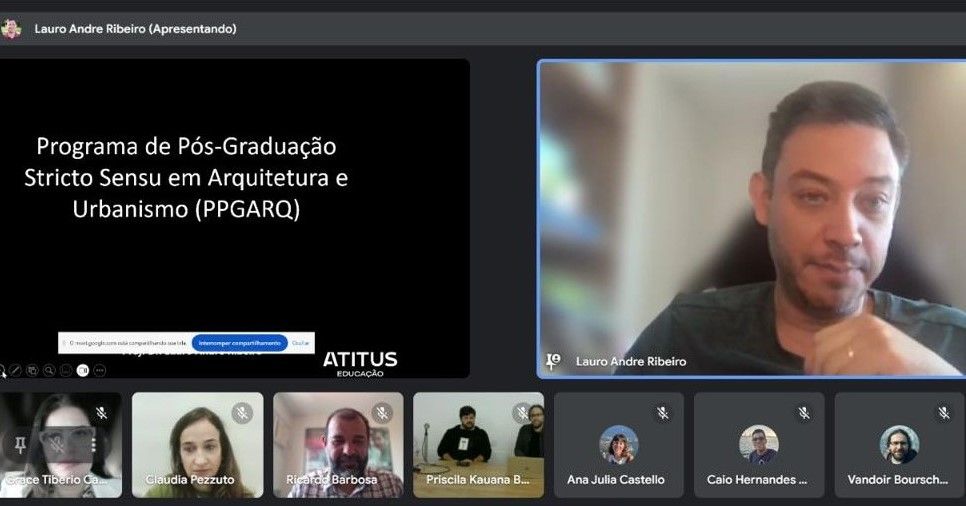 Docentes apresentam Programa de Pós-Graduação em Arquitetura da Atitus em simpósio