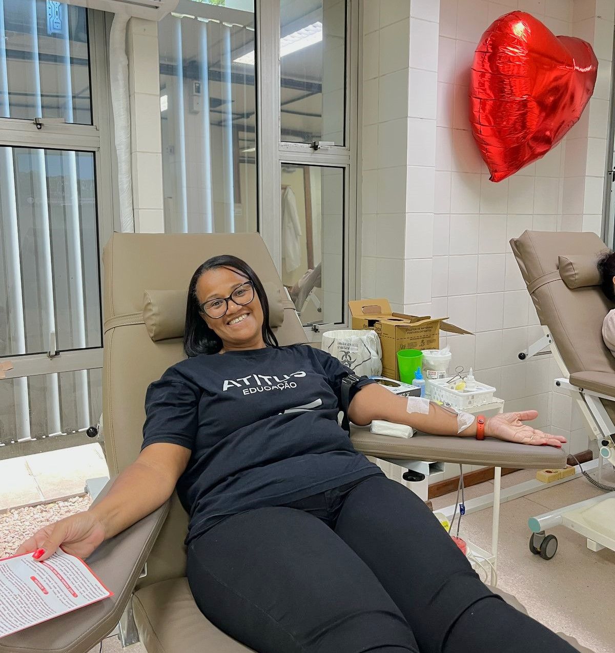 Estudantes da Atitus doam sangue em Trote Solidário