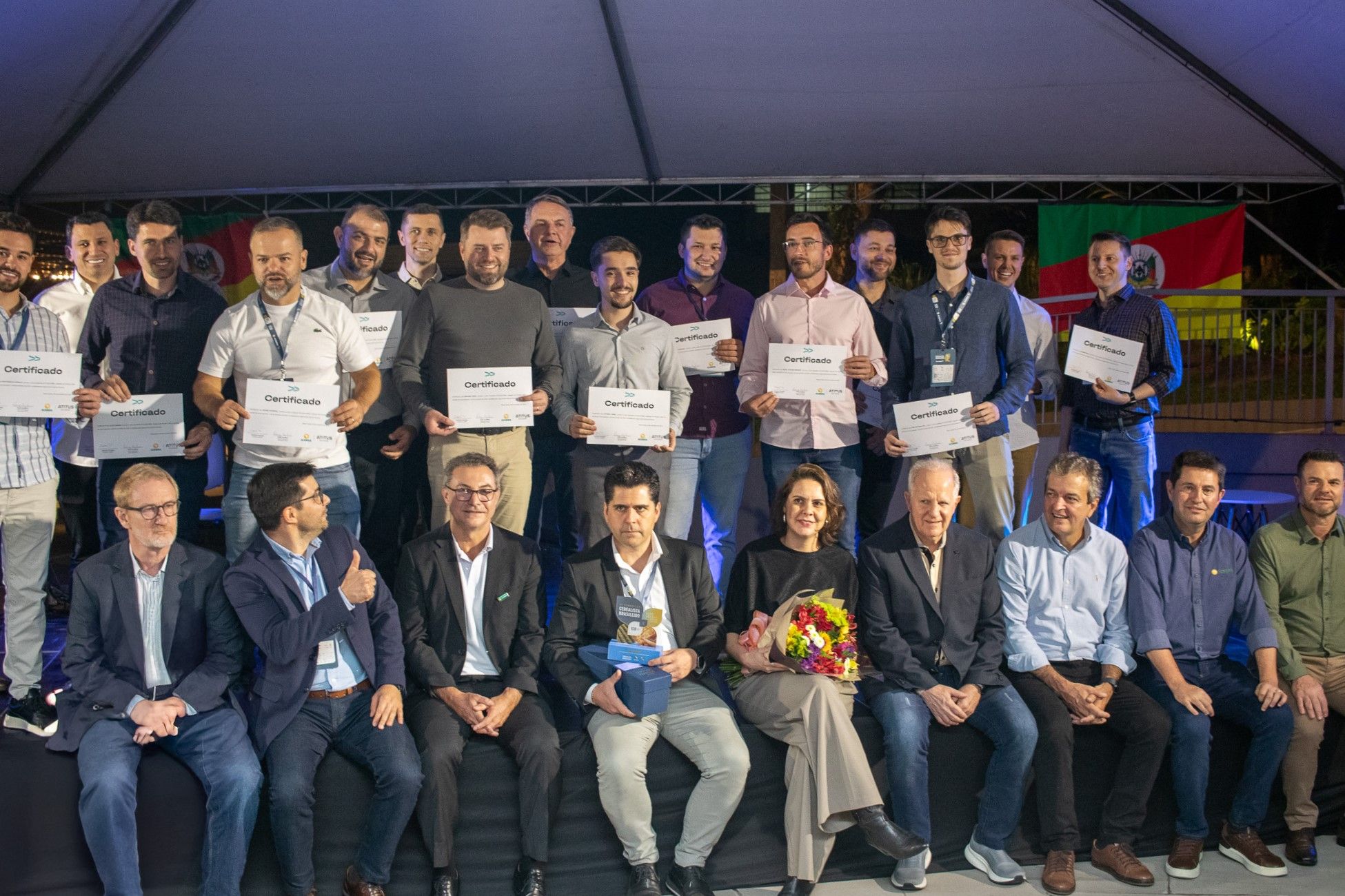 Academia Acebra/Atitus forma a primeira turma durante o 2º Congresso Cerealista Brasileiro
