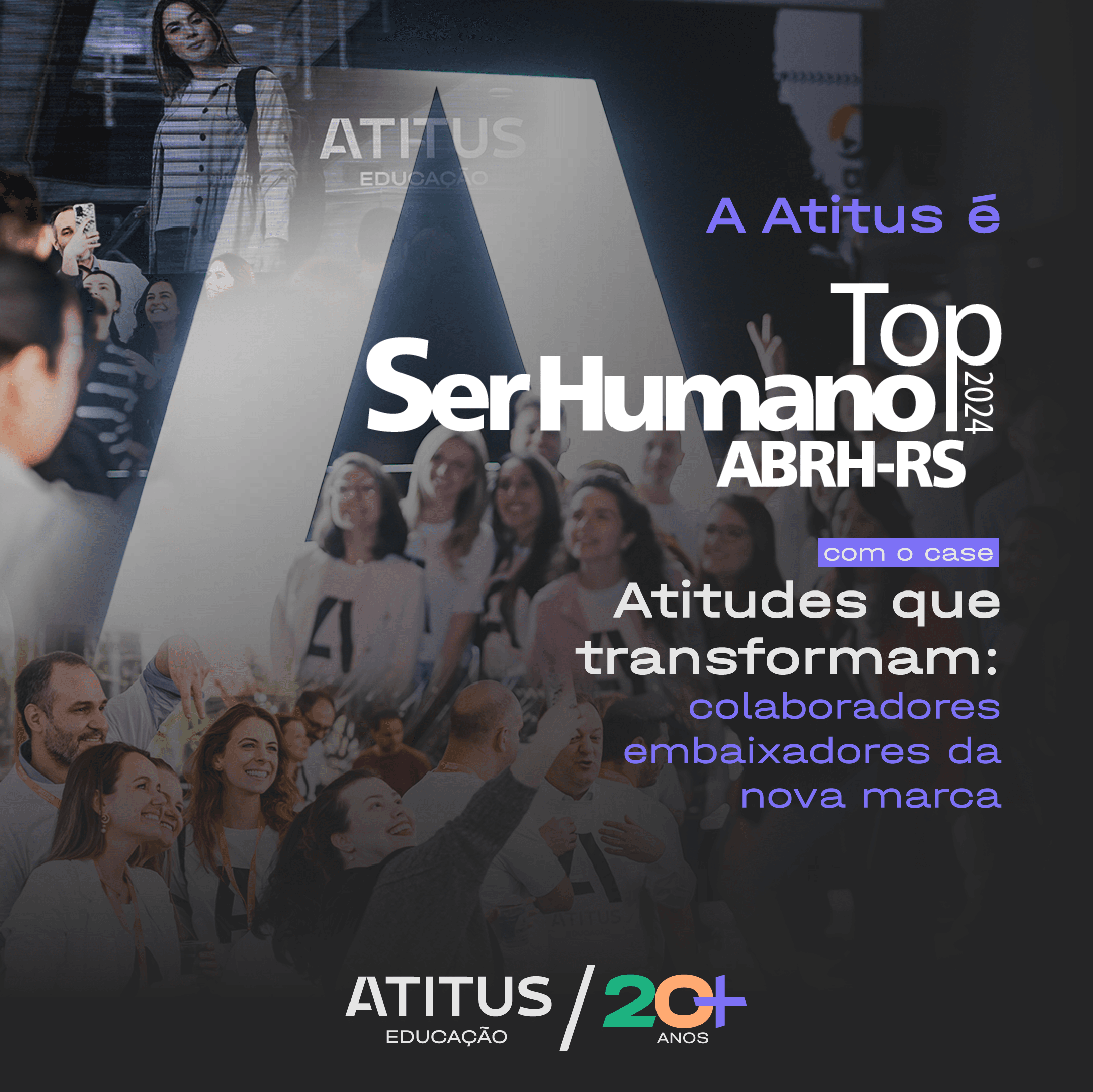 Atitus Educação é reconhecida com o prêmio Top Ser Humano da ABRH-RS