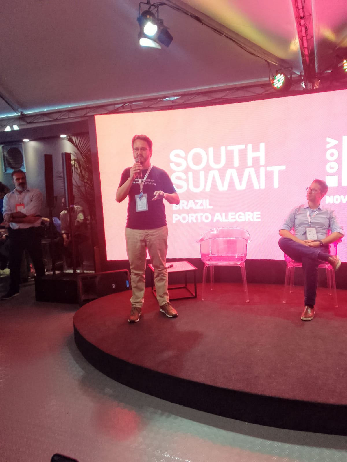No primeiro dia do South Summit, Atitus esteve presente em diferentes painéis