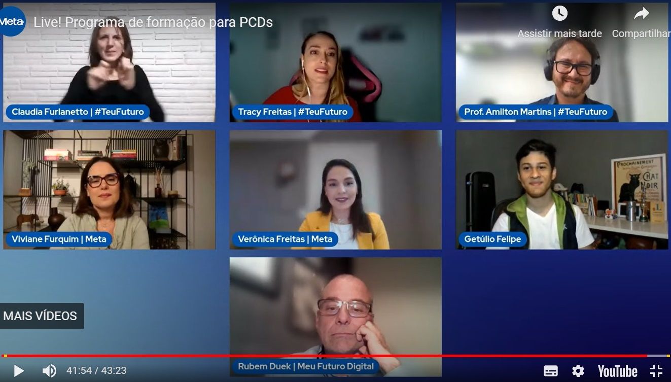#TeuFuturo PcD seleciona 100 candidatos em todo Brasil para formação gratuita em TI